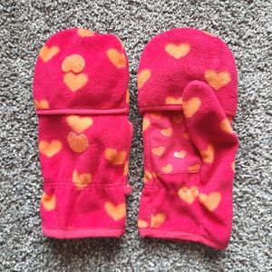 Gap kids mittens/gloves, pink. Size L.